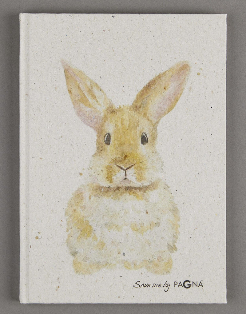 PAGNA Hase Notizbuch DIN A5 punktraster beige