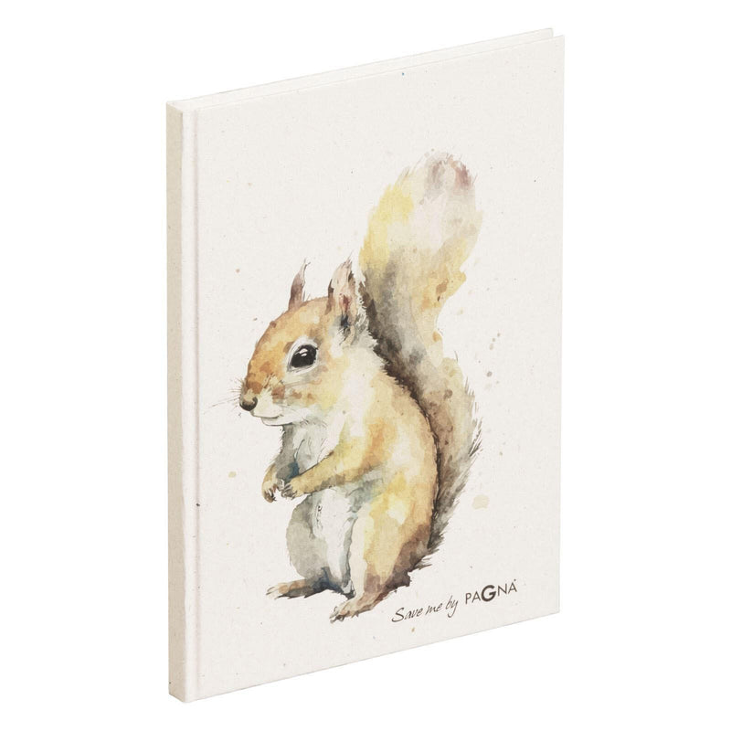 PAGNA Eichhörnchen Notizbuch DIN A5 punktraster beige