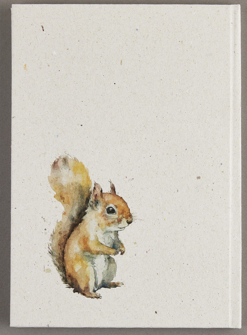 PAGNA Eichhörnchen Notizbuch DIN A5 punktraster beige