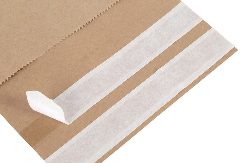 flexiPAK classic Doppelfixverschluss Faltentaschen DIN B4 braun