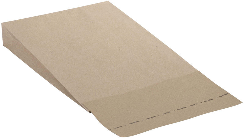 flexiPAK classic eco Doppelfixverschluss Faltentaschen ca. DIN B4 natur