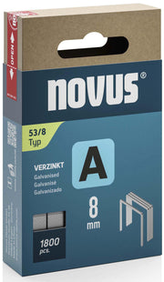 novus Tackerklammern 53/8 Feindraht superhart 8 mm