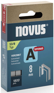 novus Tackerklammern 53/8 Feindraht hart 8 mm