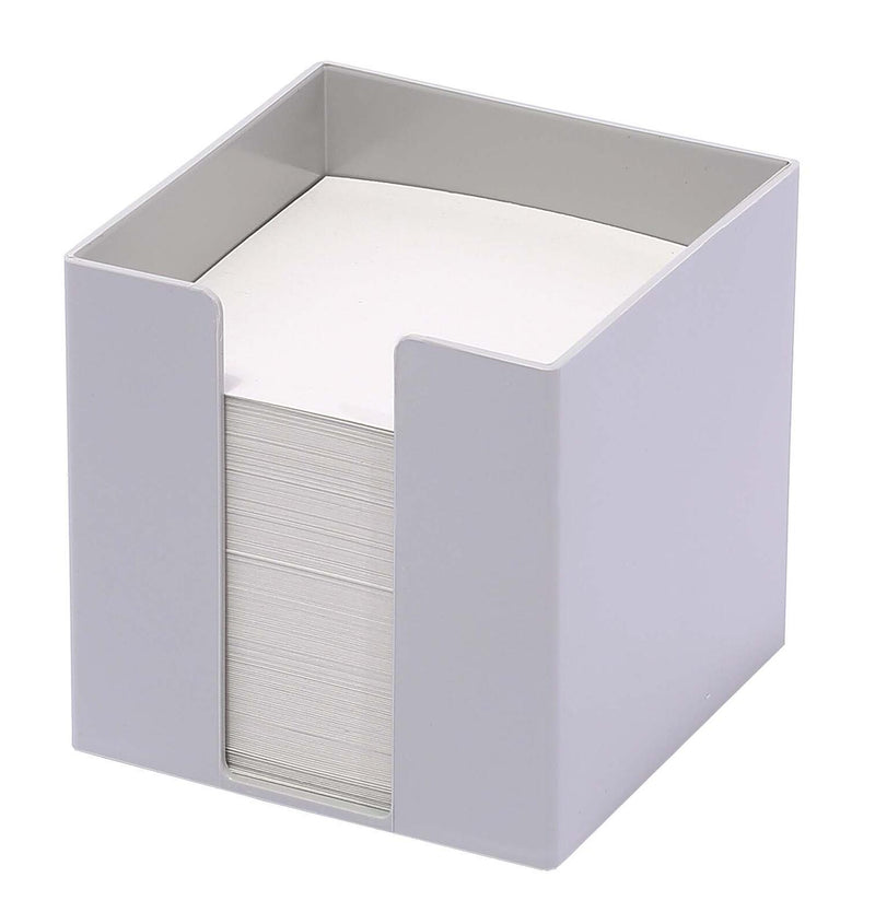 M&M Zettelbox grigio (hellgrau) inkl. 700 Notizzettel