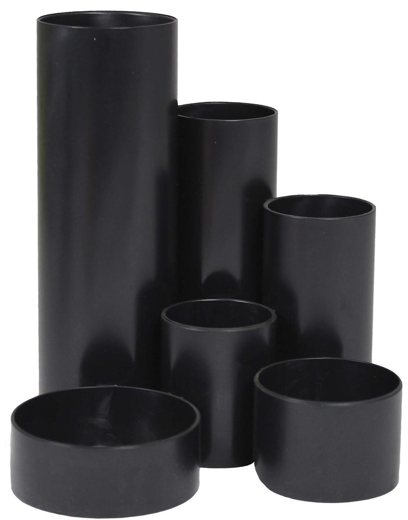 M&M Schreibtisch-Boy Stiftehalter 12,9 x 13,9 x 14,7 cm schwarz
