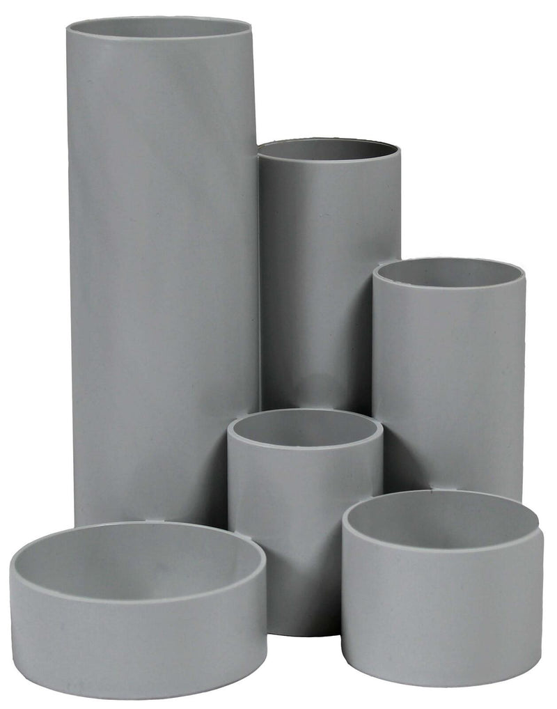 M&M Schreibtisch-Boy Stiftehalter 12,9 x 13,9 x 14,7 cm grigio (hellgrau)