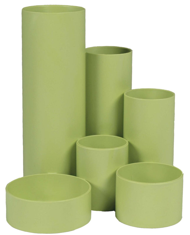 M&M Schreibtisch-Boy Stiftehalter 12,9 x 13,9 x 14,7 cm verde (hellgrün)