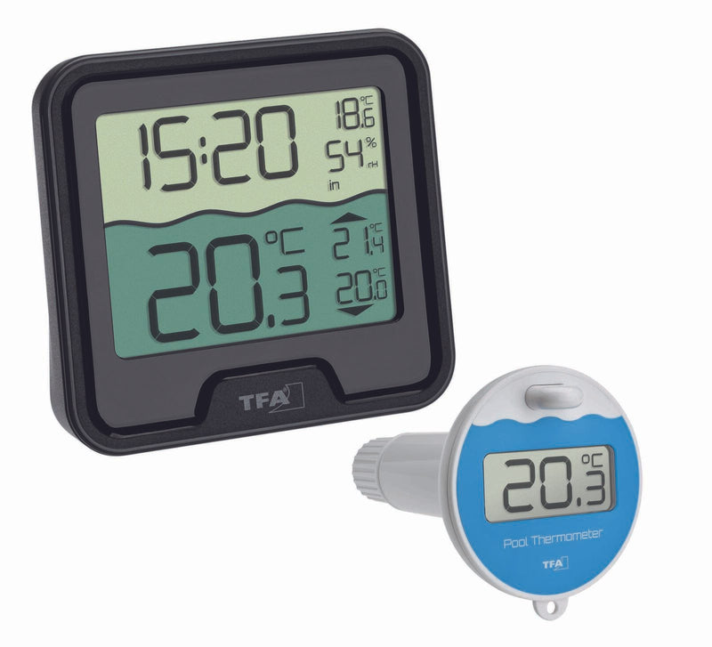 TFA® 30.3066 MARBELLA Poolthermometer schwarz