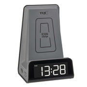 TFA® digitaler Wecker 60.2033 ICONcharge schwarz/grau