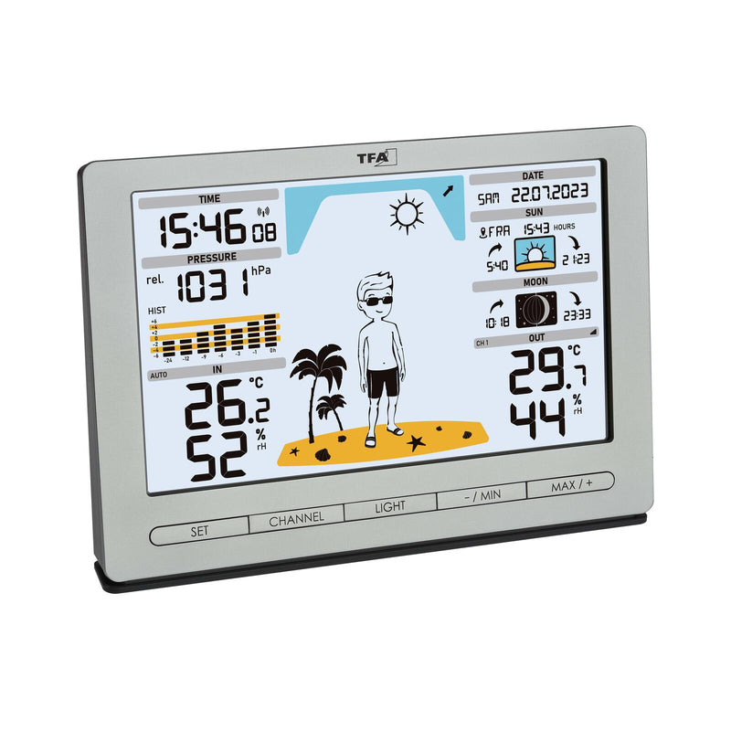 TFA® 35.1097 METEO JACK Wetterstation silber