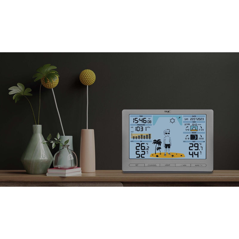 TFA® 35.1097 METEO JACK Wetterstation silber