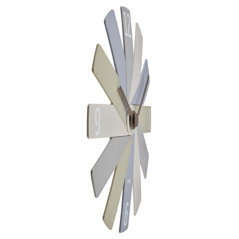 TFA® Wanduhr 60.3020 CLOCK IN THE BOX hellgrau