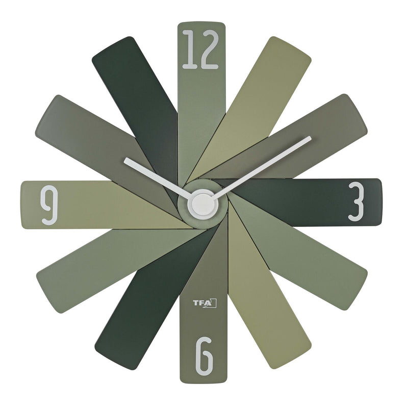 TFA® Wanduhr 60.3020 CLOCK IN THE BOX grün