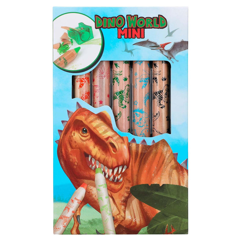DEPESCHE Buntstifte Dino World Mini Dino Mehrfarbig