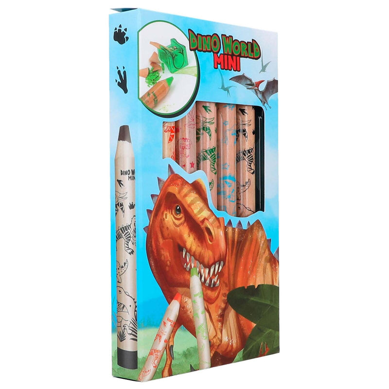 DEPESCHE Buntstifte Dino World Mini Dino Mehrfarbig