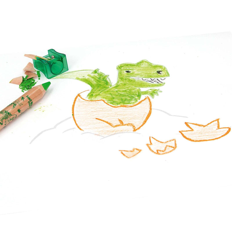 DEPESCHE Buntstifte Dino World Mini Dino Mehrfarbig