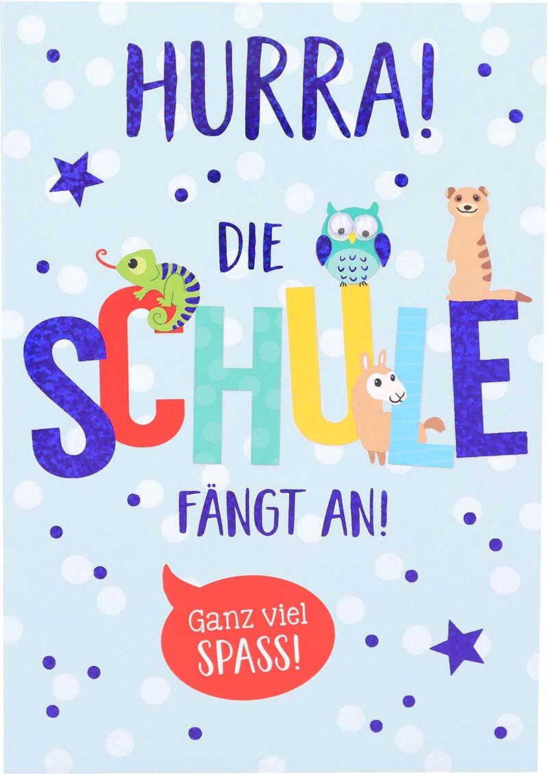 DEPESCHE Glückwunschkarte Einschulung DIN B6
