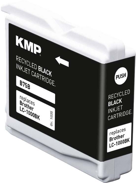 KMP Druckerpatrone B75B schwarz kompatibel zu brother LC-1000BK