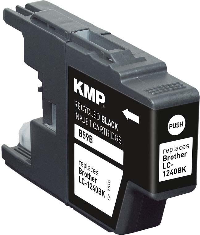 KMP Druckerpatrone B59B schwarz kompatibel zu brother LC-1240BK