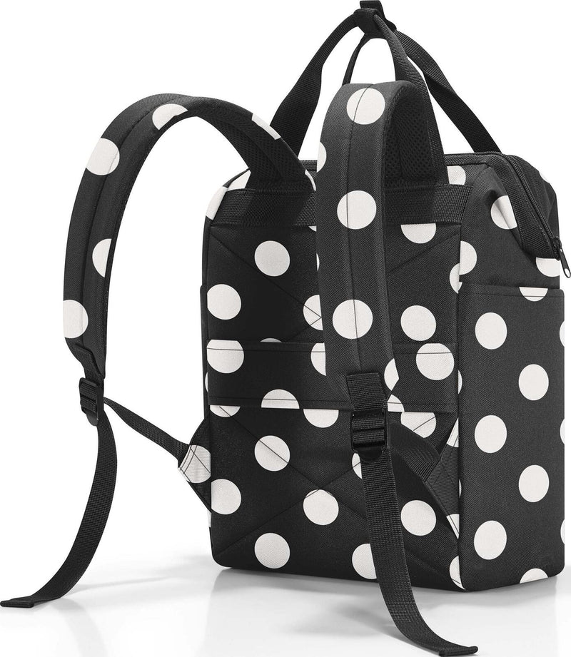 reisenthel® Rucksack allrounder R 31,0 x 17,0 x 39,0 cm schwarz/weiß 12,0 l