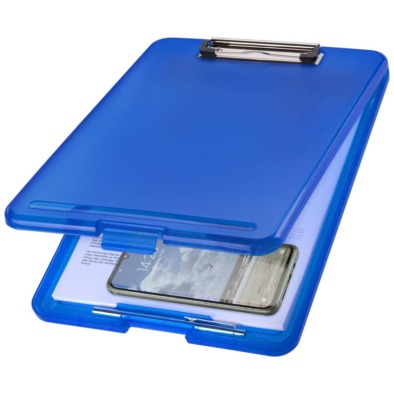 maped Klemmbrett the clip DIN A4 blau transluzent