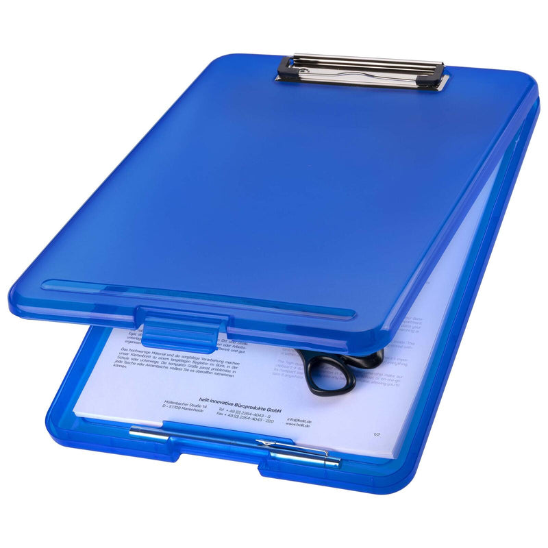maped Klemmbrett the clip DIN A4 blau transluzent