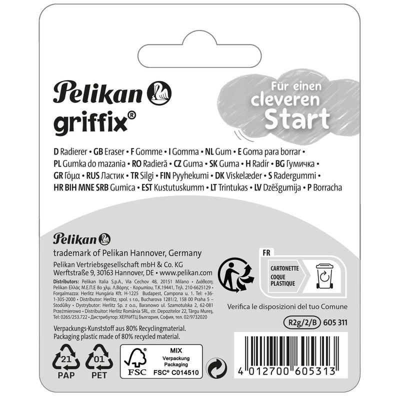 Pelikan griffix® Radiergummi blau/weiß