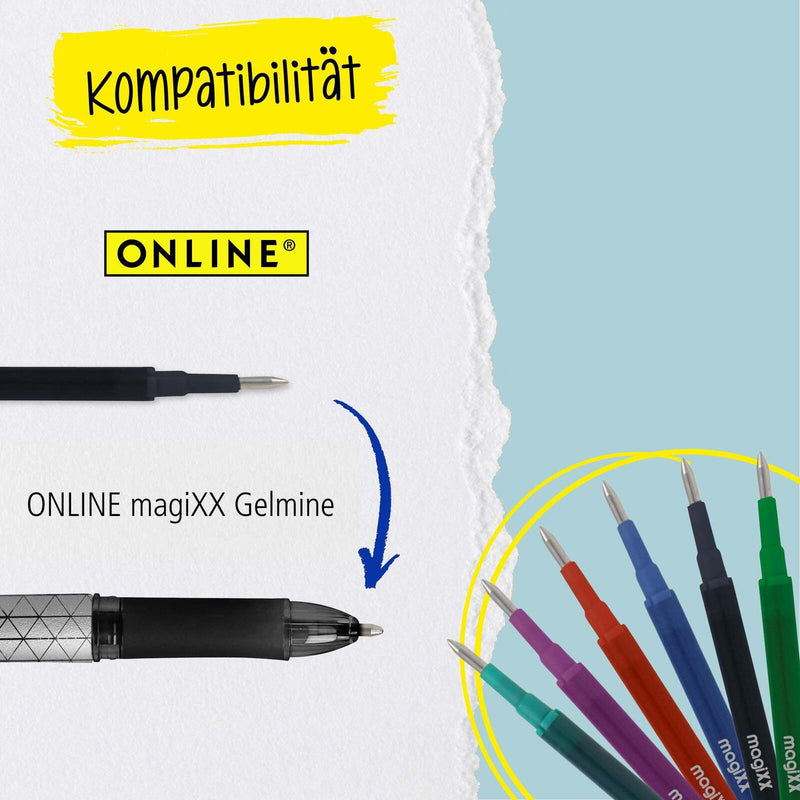 ONLINE® magiXX Classic Gelschreiber 0.7 mm, Schreibfarbe: Grün