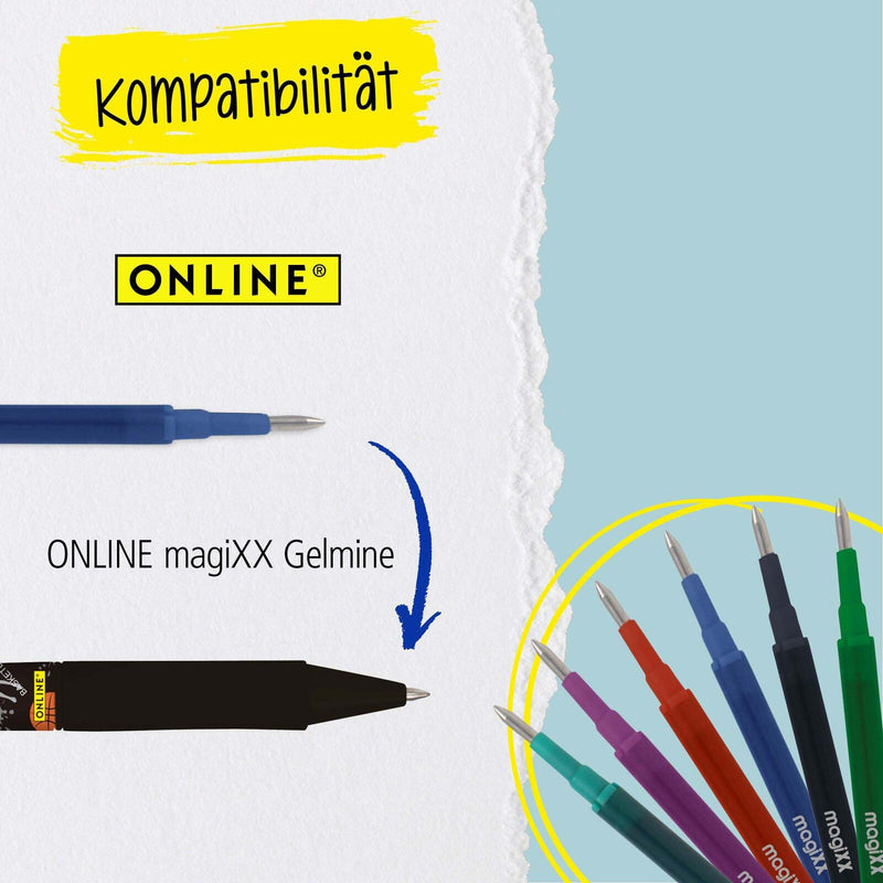 ONLINE® magiXX Fun Sunny Gelschreiber 0.7 mm, Schreibfarbe: Blau