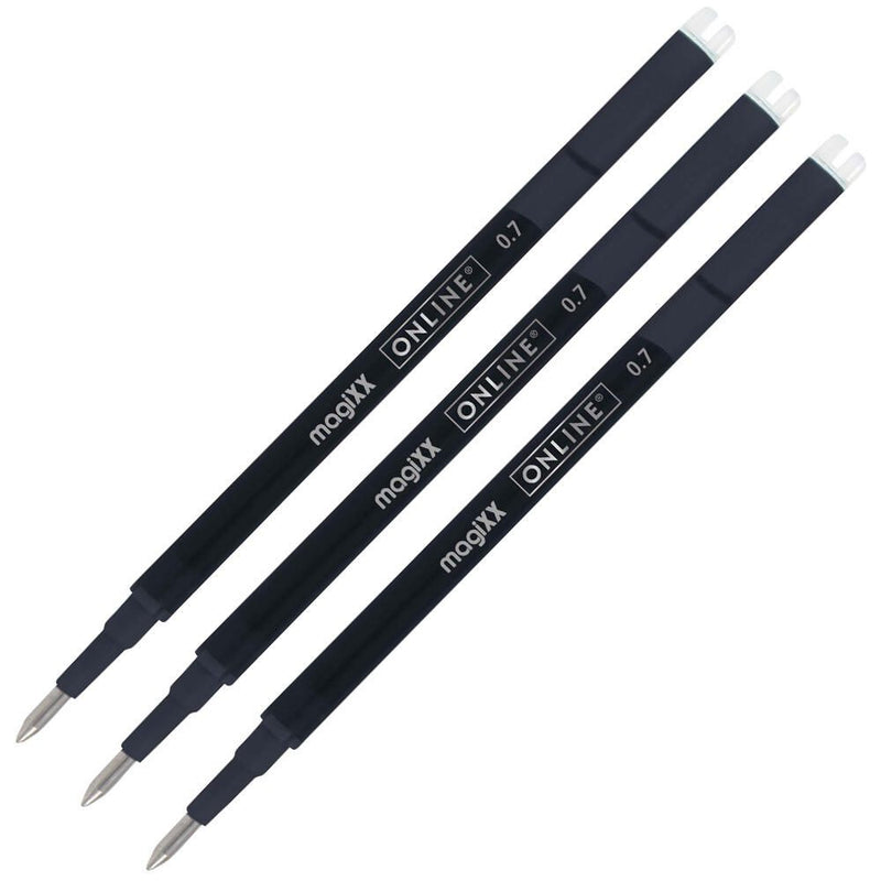 ONLINE® magiXX Gelschreiberminen 0.7 mm Schwarz
