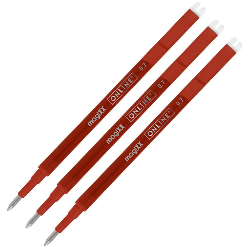 ONLINE® magiXX Gelschreiberminen 0.7 mm Rot