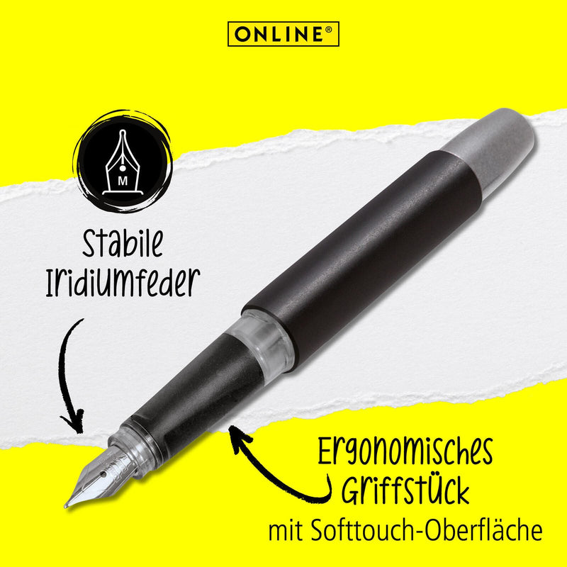 ONLINE® Patronenfüller Campus Soft schwarz
