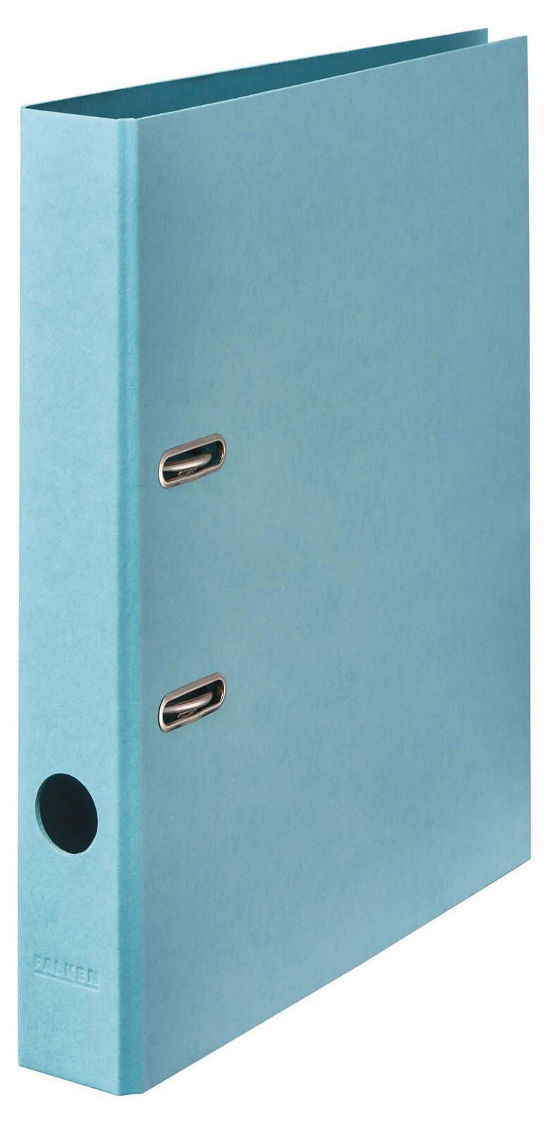 FALKEN Ordner Rückenbreite 5 cm DIN A4 Karton Vanille-Gelb, Flamingo-Pink, Himmel-Blau