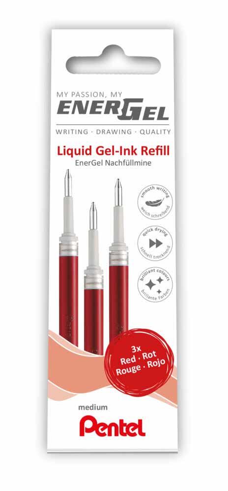 Pentel EnerGel Gelschreiberminen 0.35 mm Rot