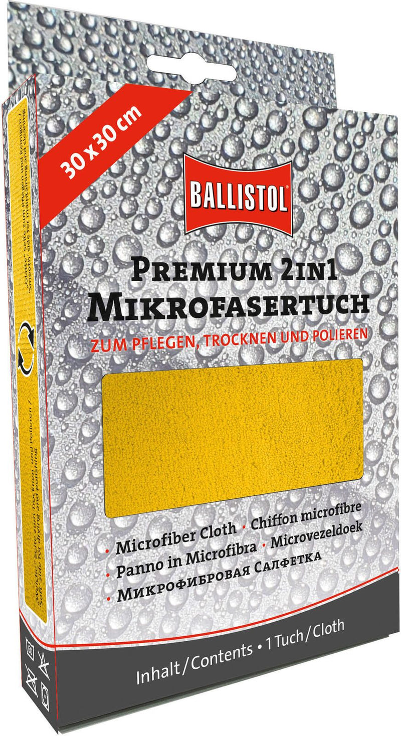 BALLISTOL Premium 2in1 Mikrofasertuch 30 cm x 30 cm