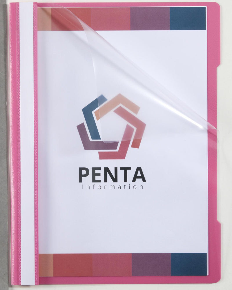 Schnellhefter DIN A4 PVC-Hartfolie rosa