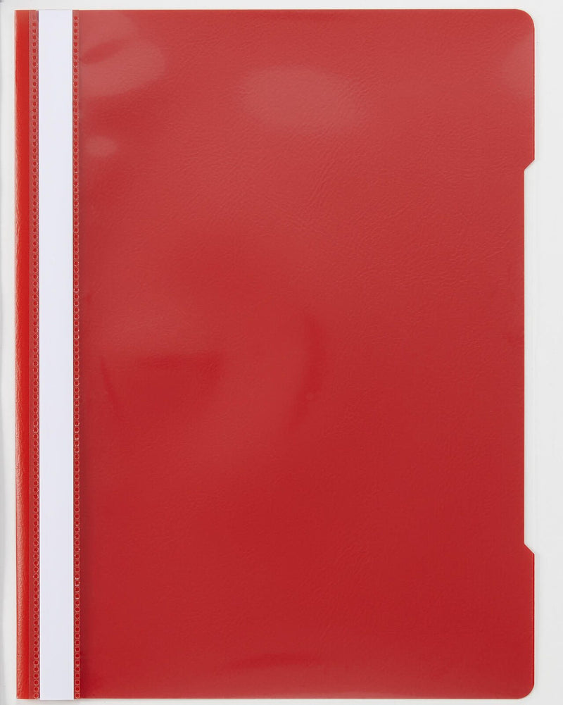 Schnellhefter DIN A4 PVC-Hartfolie rot