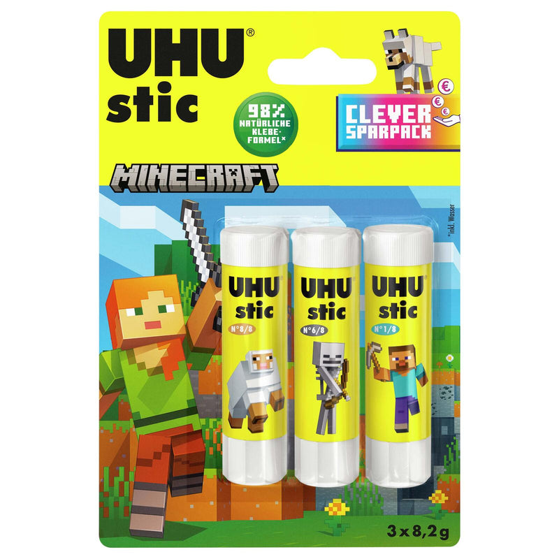 UHU Minecraft Klebestifte 3x 8,2 g