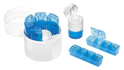 FIRST AID ONLY mit Zerteiler Tablettenbox blau, weiß