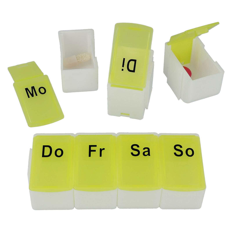 FIRST AID ONLY Tablettenbox gelb, weiß