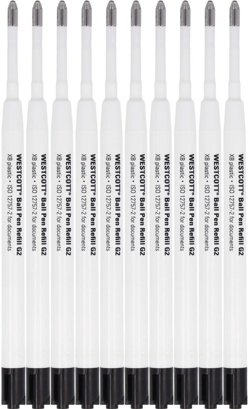 WESTCOTT Kugelschreiberminen 10 St. 1.4 mm Schwarz