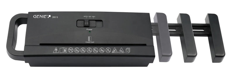 GENIE 260 S Aktenvernichter mit Streifenschnitt bis 6 Blatt schwarz
