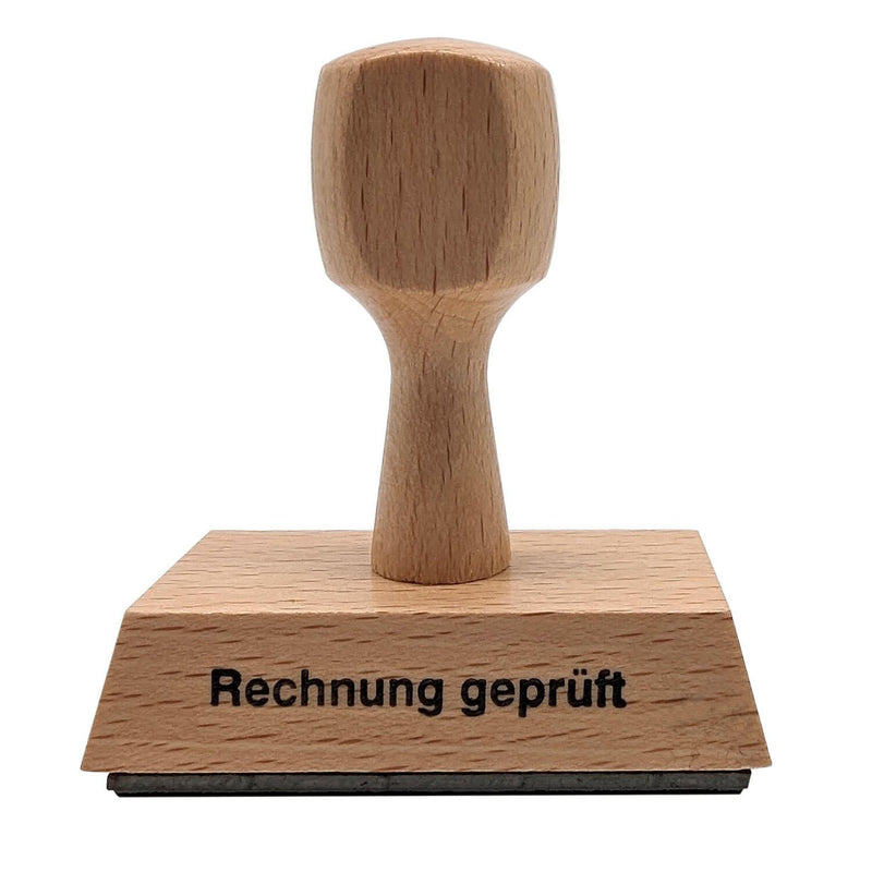 Textstempel 'Rechnung geprüft'