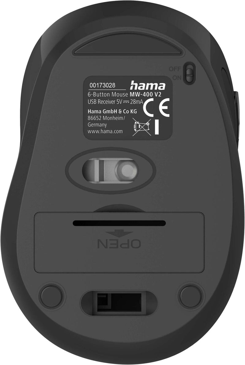 Hama MW-400 V2 Maus kabellos gelb