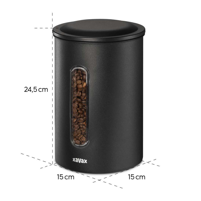 xavax® Kaffeedose 24.5 cm hoch schwarz