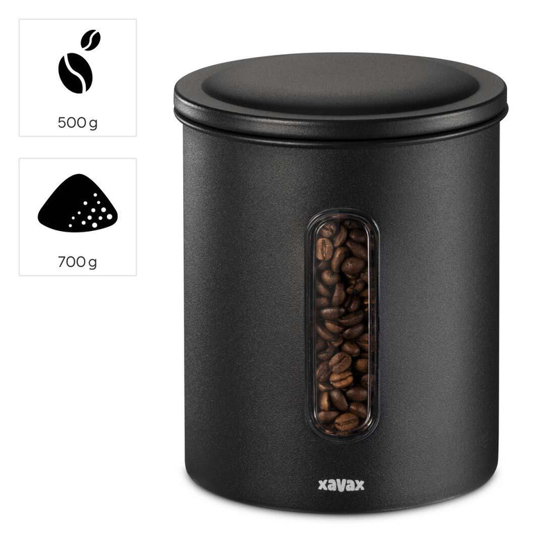xavax® Kaffeedose 16.5 cm hoch schwarz