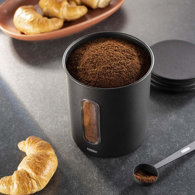 xavax® Kaffeedose 16.5 cm hoch schwarz