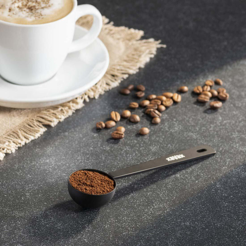 xavax® Kaffeemaßlöffel schwarz Edelstahl