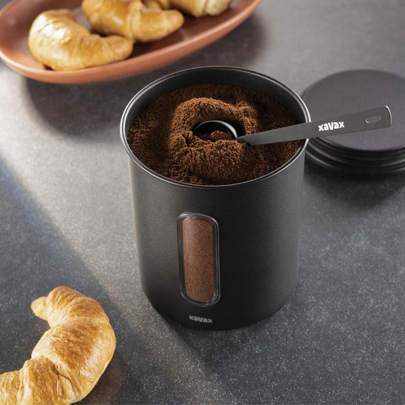 xavax® Kaffeemaßlöffel schwarz Edelstahl