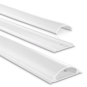 Hama halbrund PVC Kabelkanal 100 cm weiß